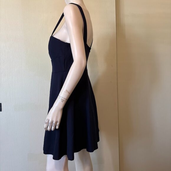 Lulu's Midnight Blue Sleeveless Mini Dress - Picture 3 of 5